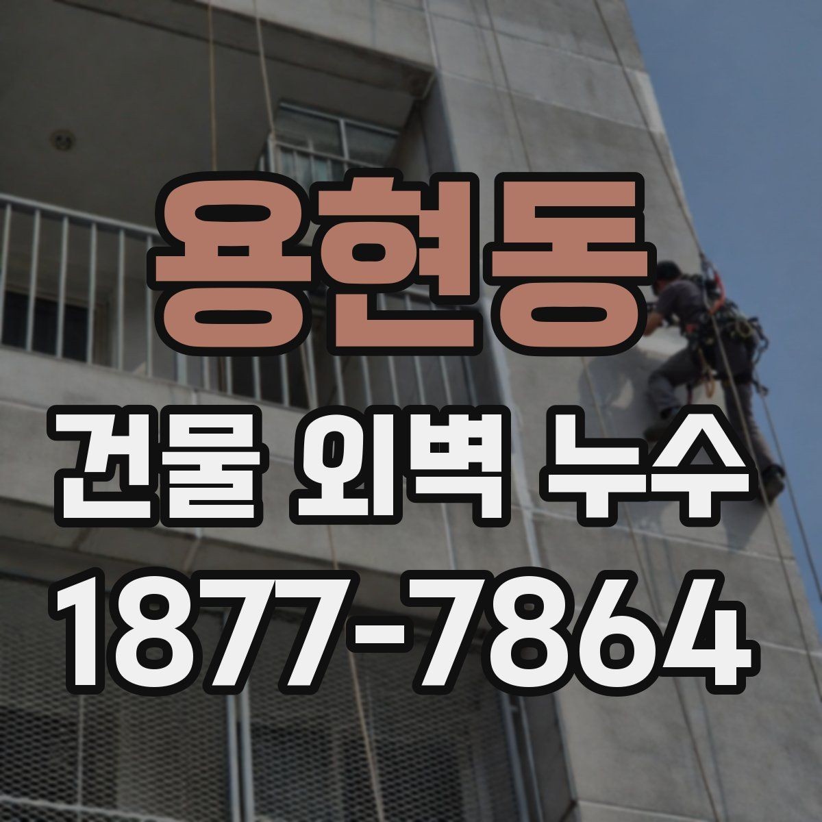 용현동 건물 외벽 누수 진단 비용과 공사비의 차이