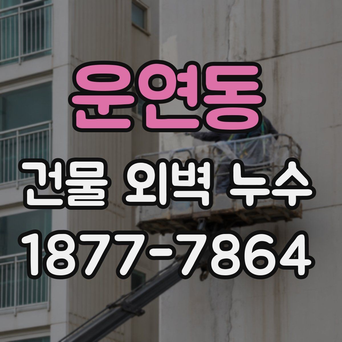 운연동 건물 외벽 누수 의심 신호를 알아보는 법