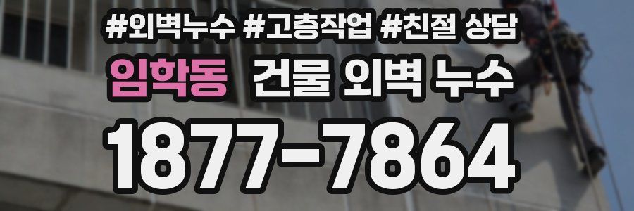 임학동 건물 외벽 누수