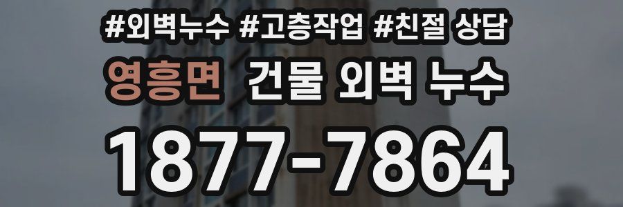 영흥면 건물 외벽 누수