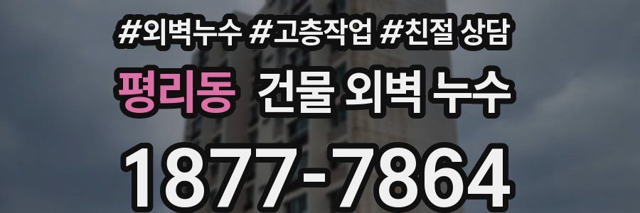 평리동 건물 외벽 누수