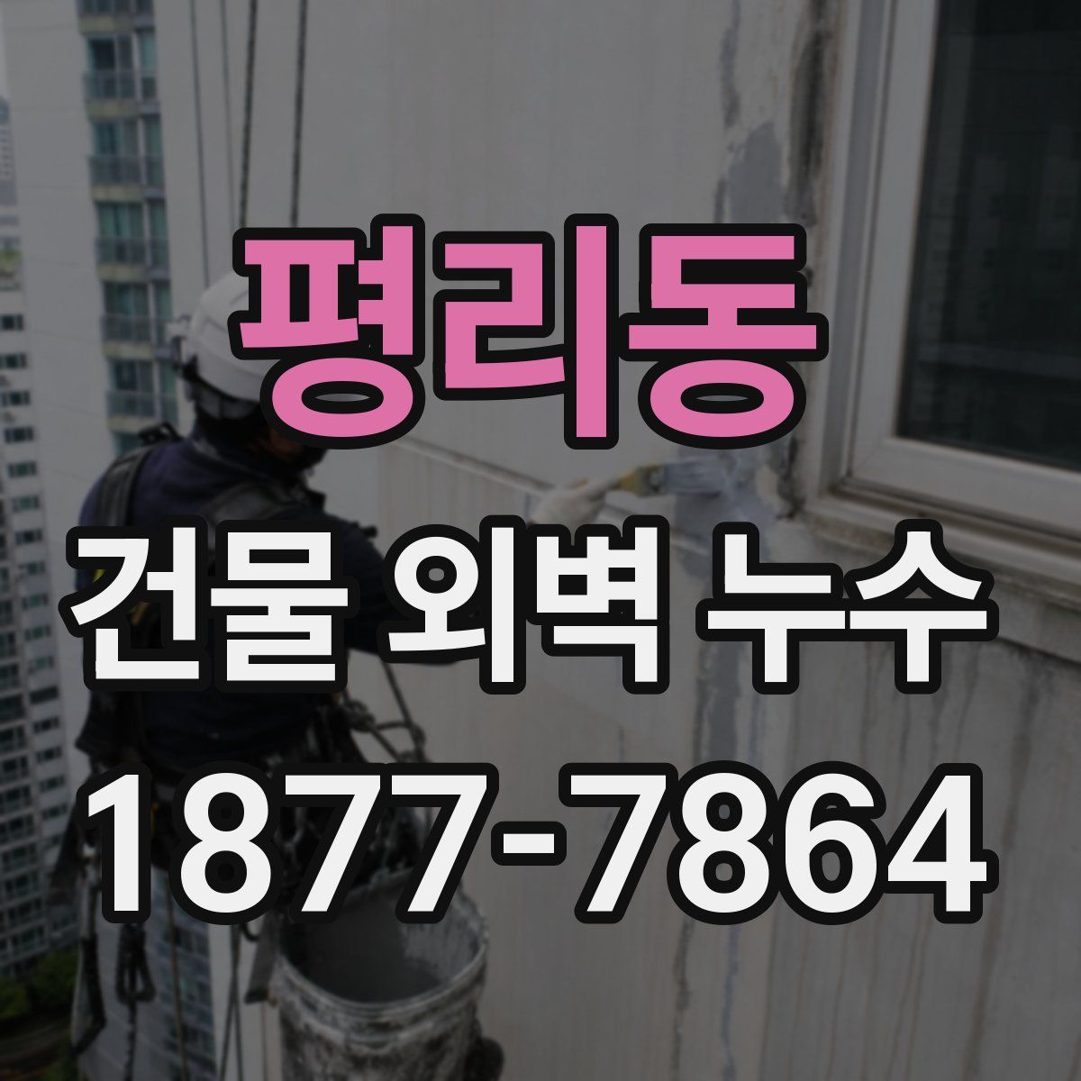 평리동 건물 외벽 누수