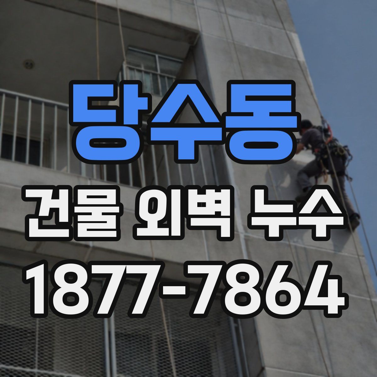 당수동 건물 외벽 누수