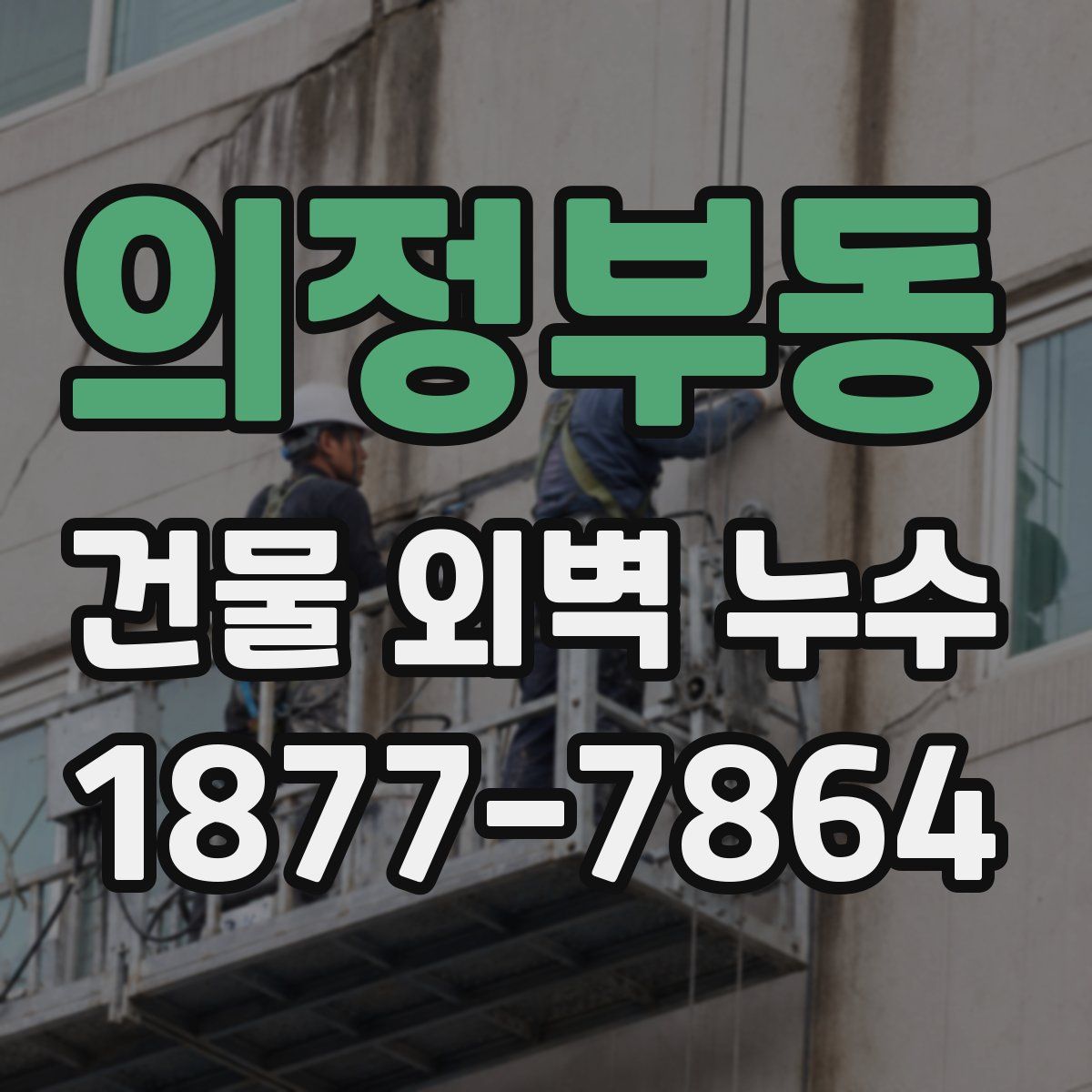 의정부동 건물 외벽 누수