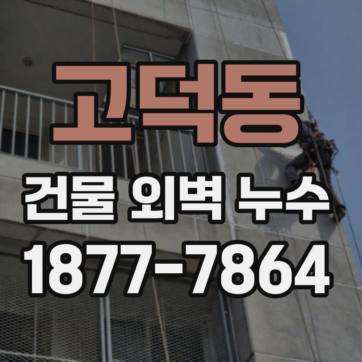 고덕동 건물 외벽 누수
