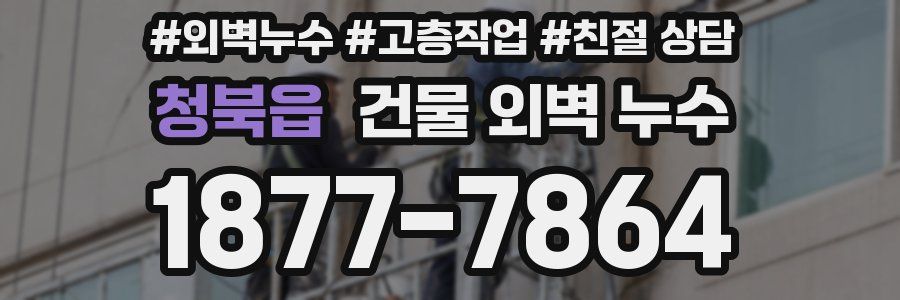 청북읍 건물 외벽 누수