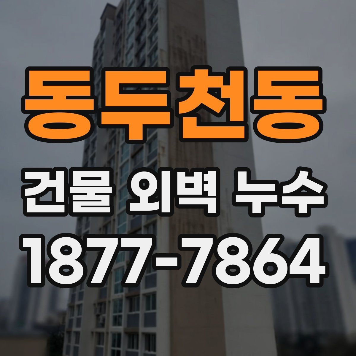 동두천동 건물 외벽 누수 보수 견적 차이가 나는 이유