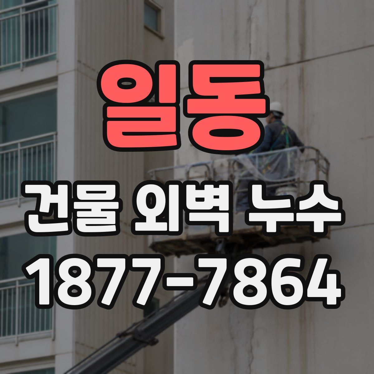 일동 건물 외벽 누수