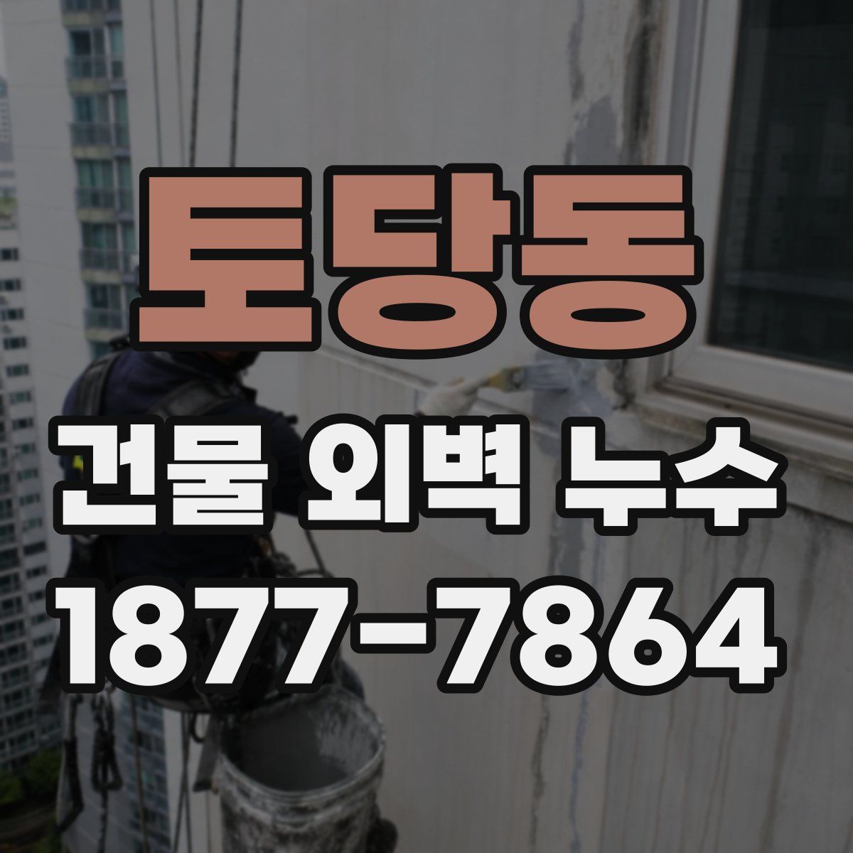 토당동 건물 외벽 누수