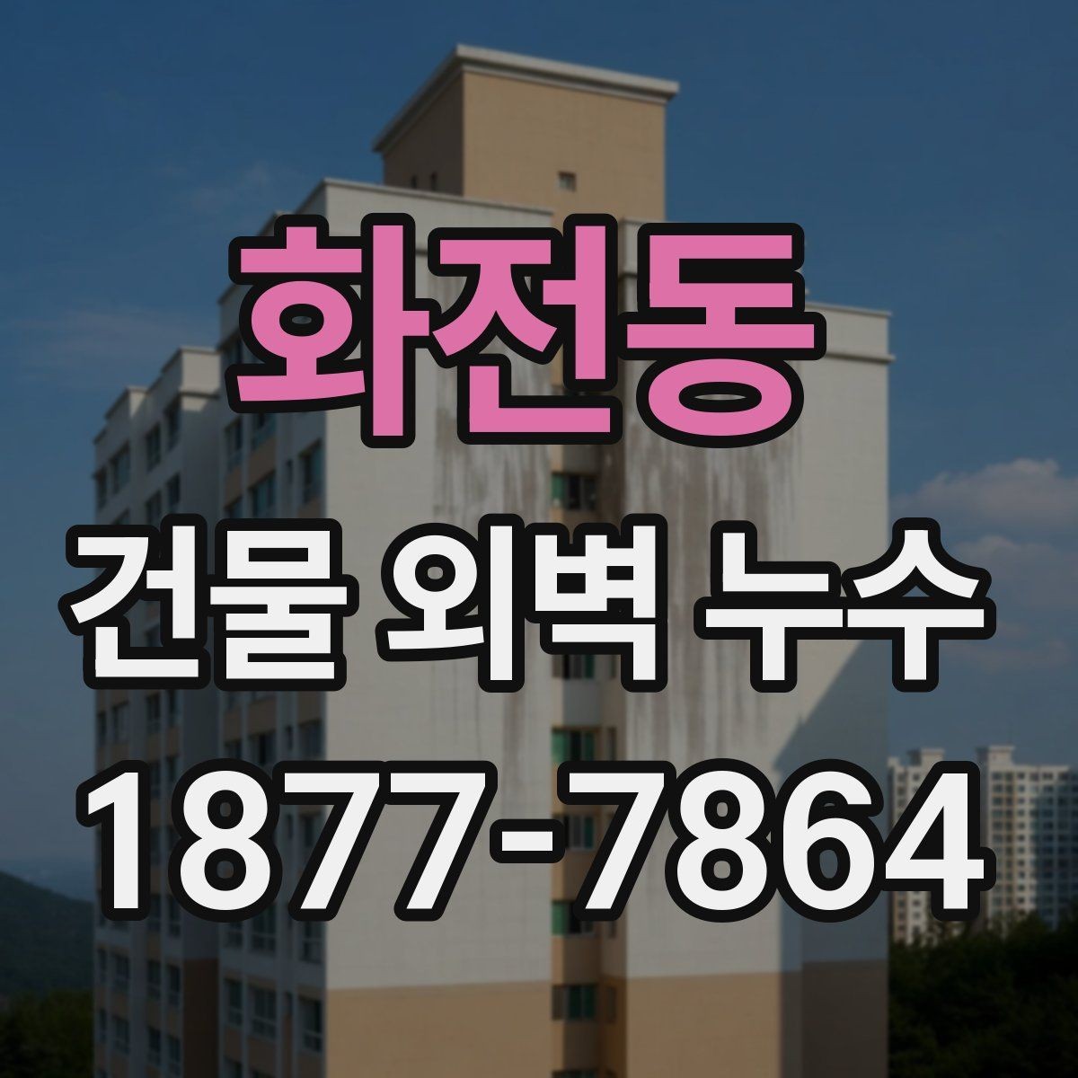 화전동 건물 외벽 누수 해결을 위한 예산 계획 세우기