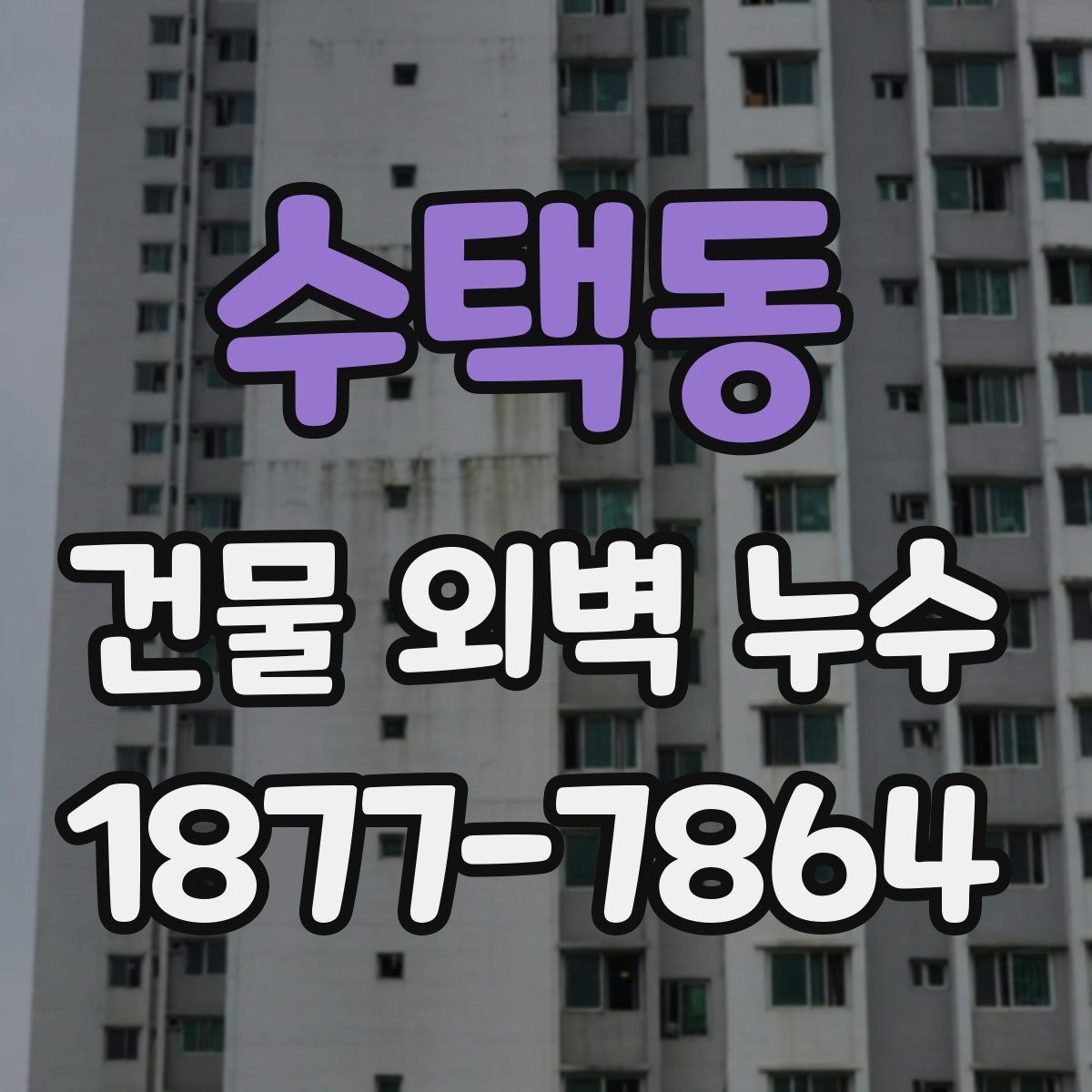 수택동 건물 외벽 누수 진단 결과를 해석하는 방법