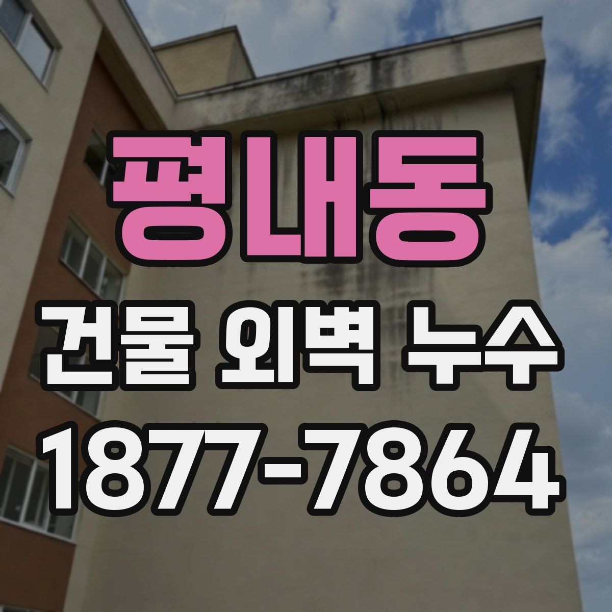 평내동 건물 외벽 누수 공사 업체 상담 전 체크사항