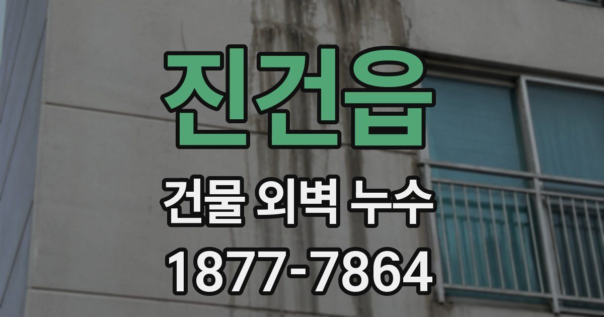 진건읍 건물 외벽 누수