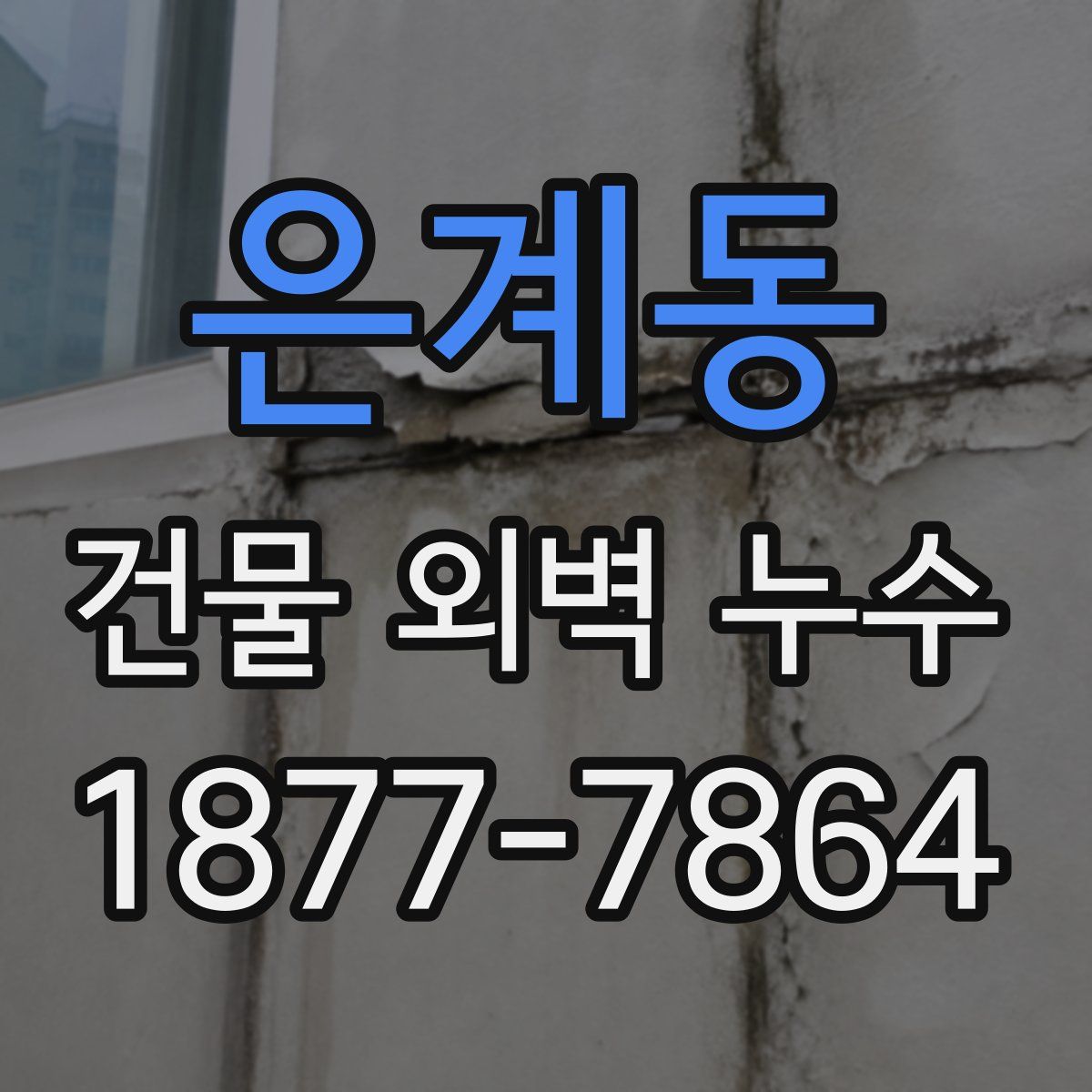 은계동 건물 외벽 누수
