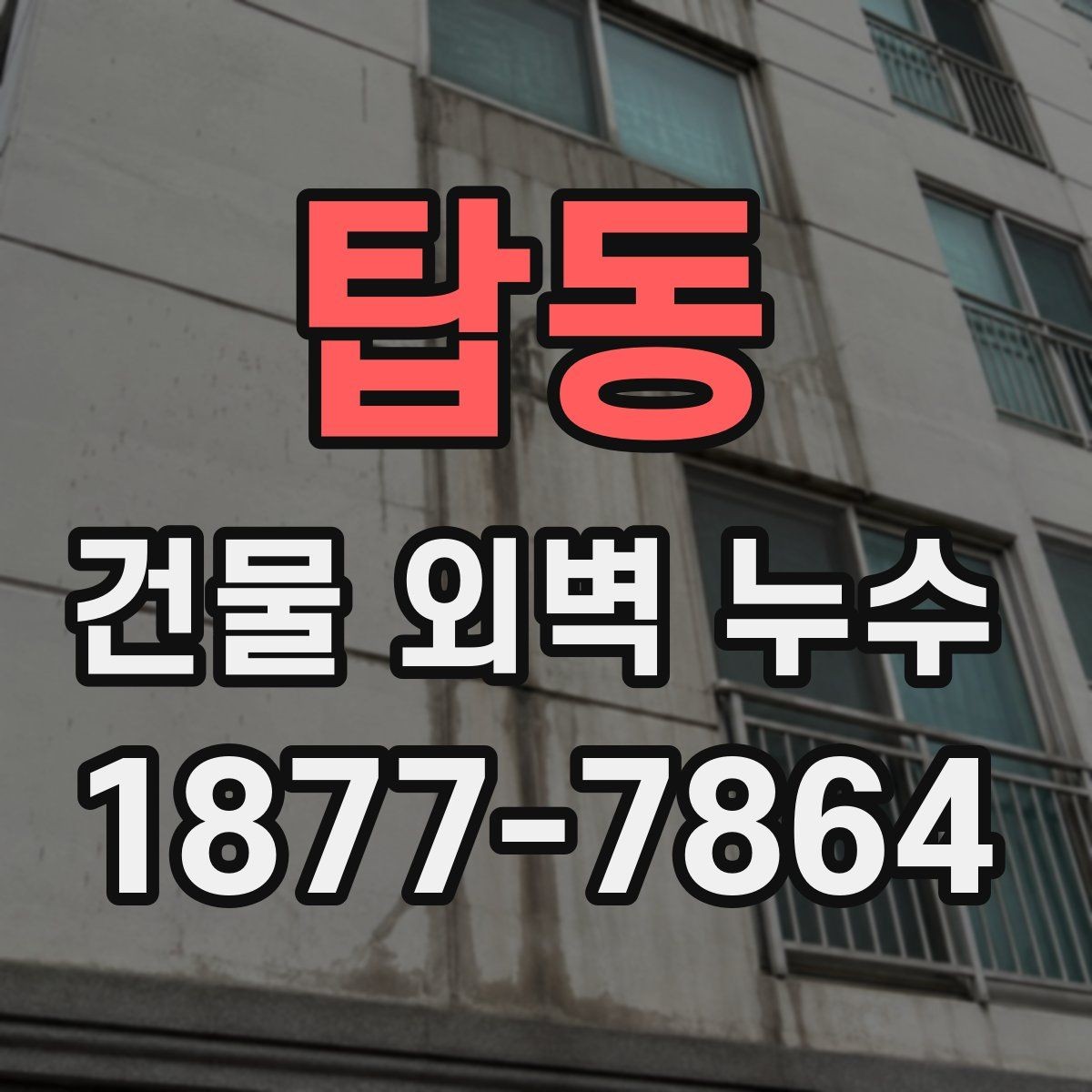 탑동 건물 외벽 누수 공사 일정 잡을 때 고려할 점