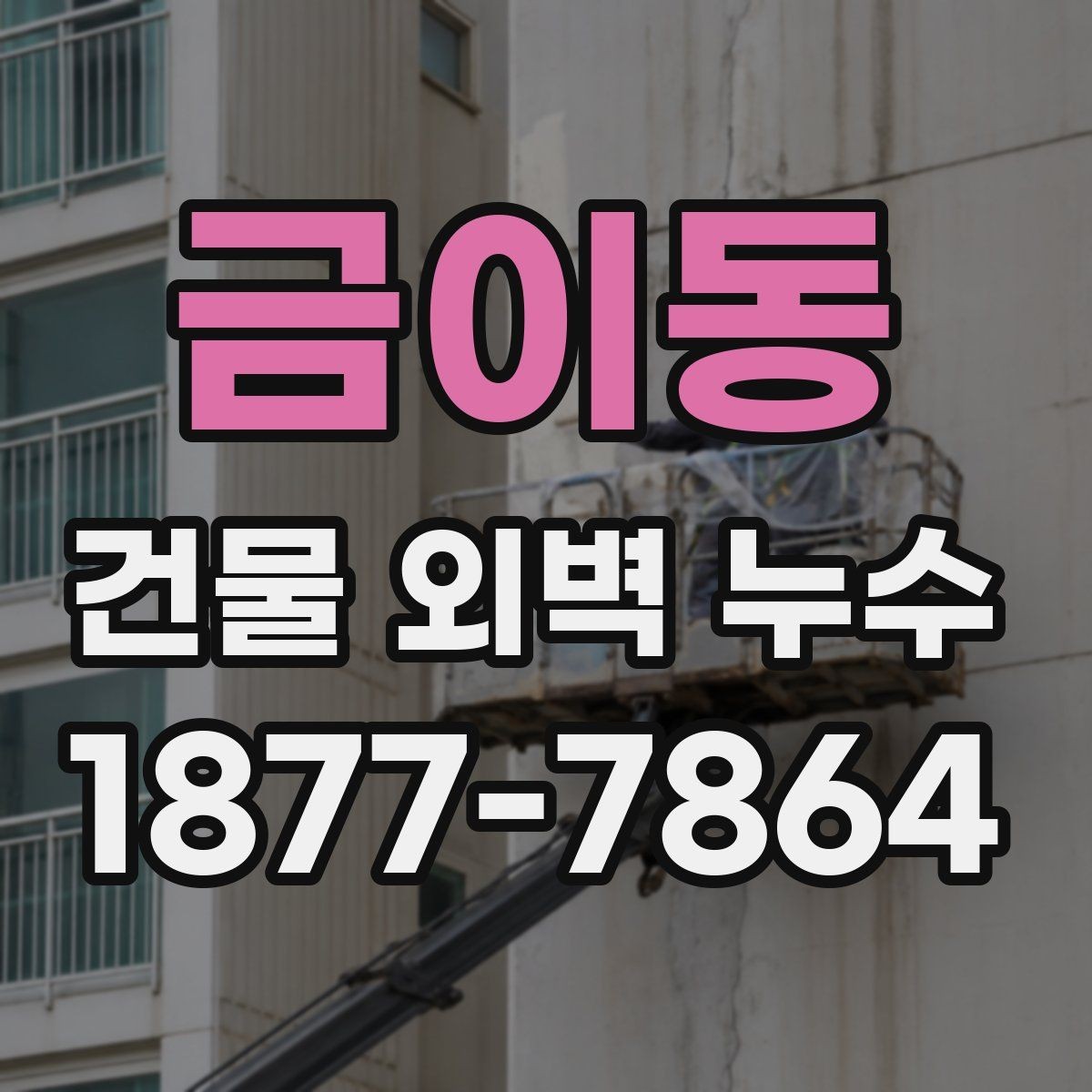 금이동 건물 외벽 누수 처리 과정에서 확인할 점