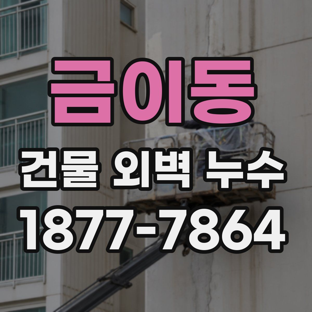 금이동 건물 외벽 누수