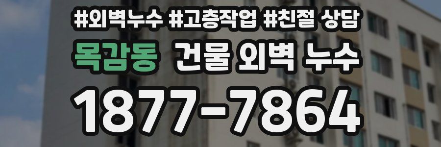 목감동 건물 외벽 누수