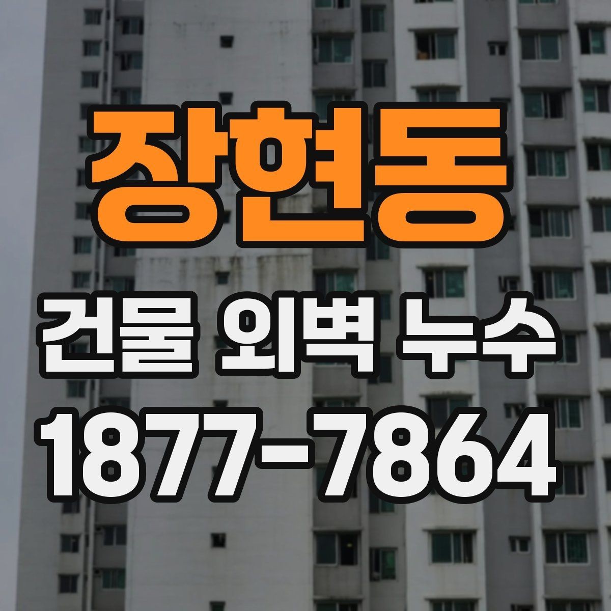 장현동 건물 외벽 누수 보수 전후 비교에서 보는 점