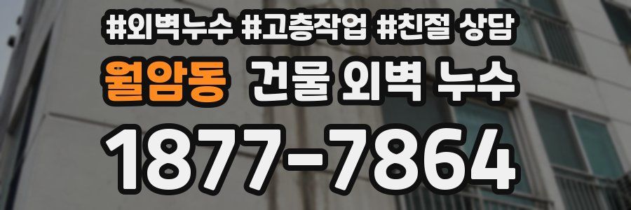 월암동 건물 외벽 누수