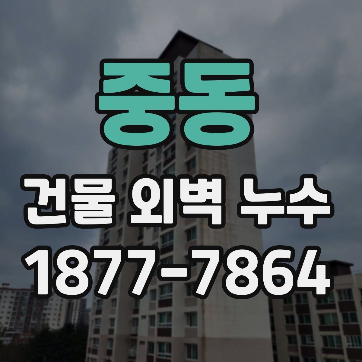 중동 건물 외벽 누수 진단 결과를 해석하는 방법