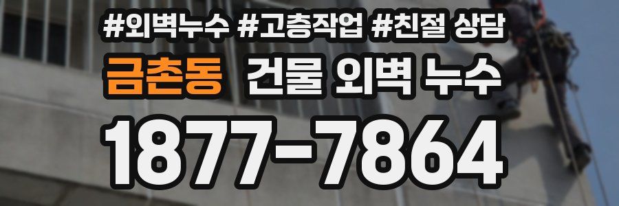 금촌동 건물 외벽 누수