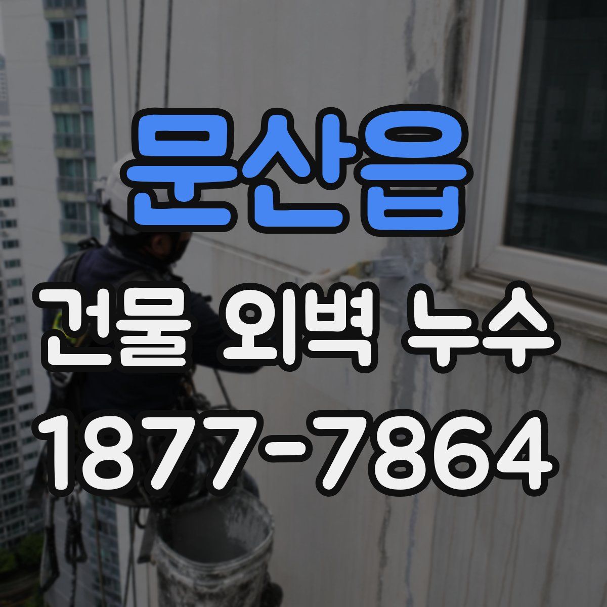문산읍 건물 외벽 누수