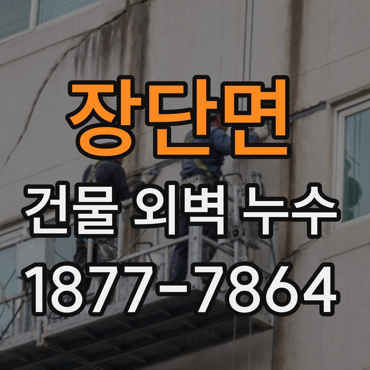 장단면 건물 외벽 누수