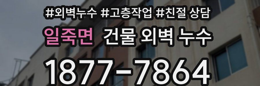 일죽면 건물 외벽 누수