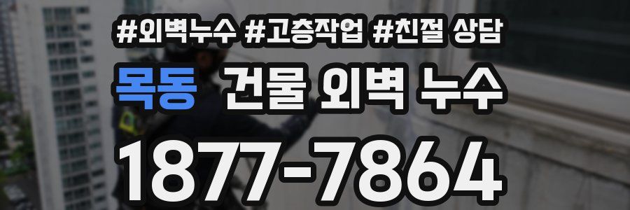 목동 건물 외벽 누수