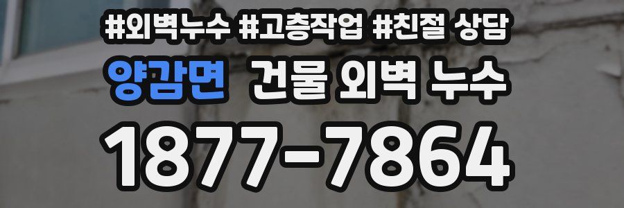 양감면 건물 외벽 누수