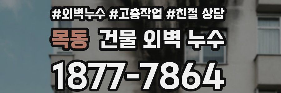 목동 건물 외벽 누수