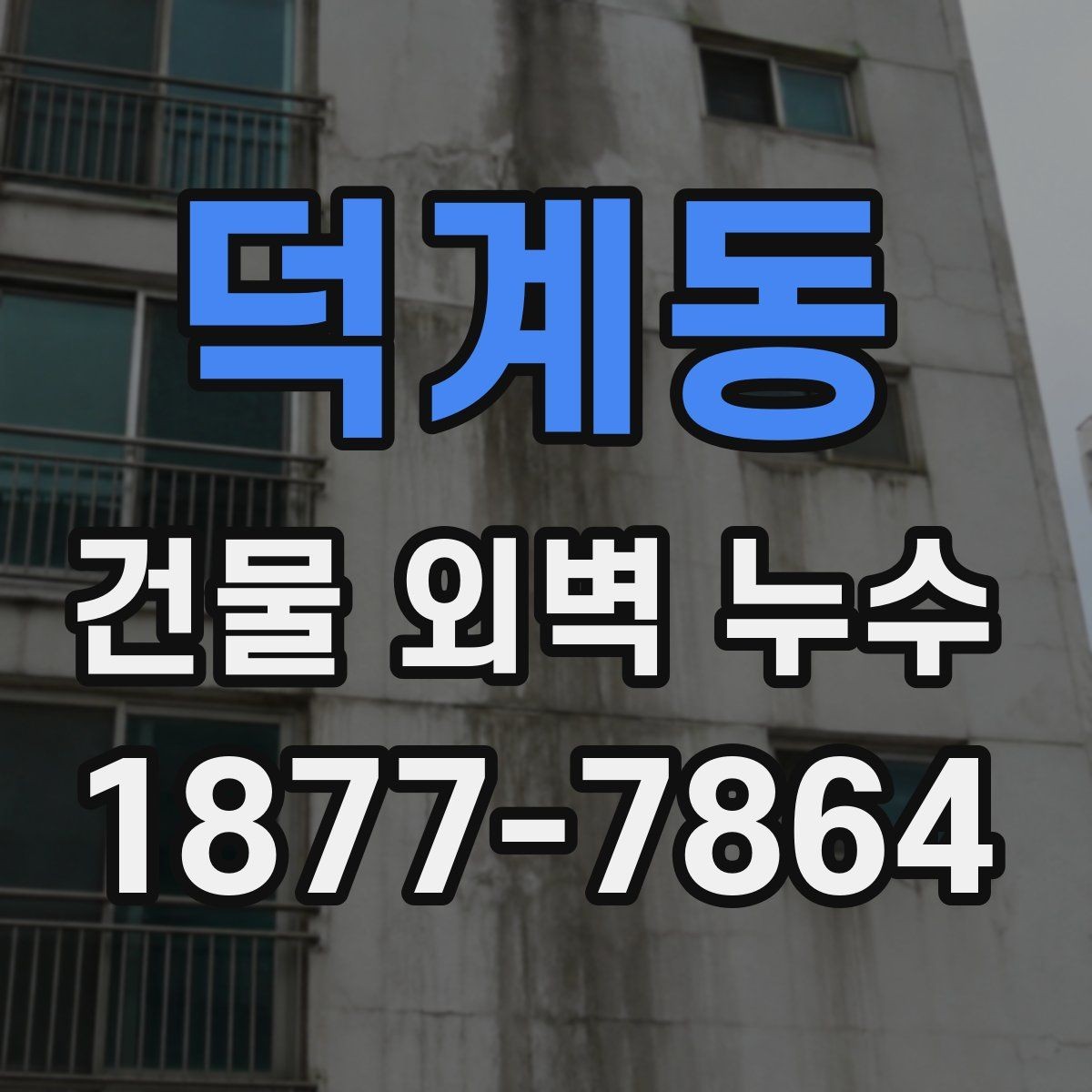 덕계동 건물 외벽 누수 진단 결과를 해석하는 방법
