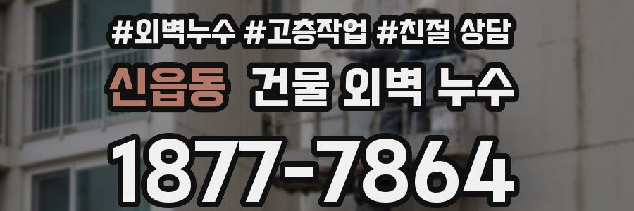 신읍동 건물 외벽 누수