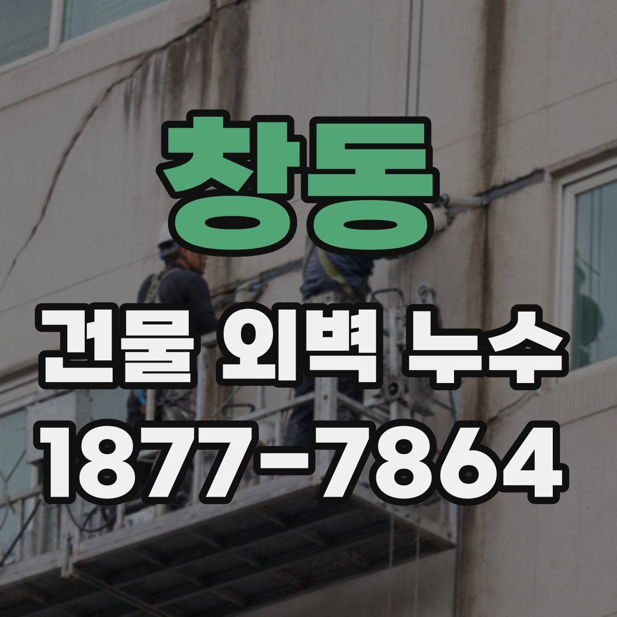창동 건물 외벽 누수