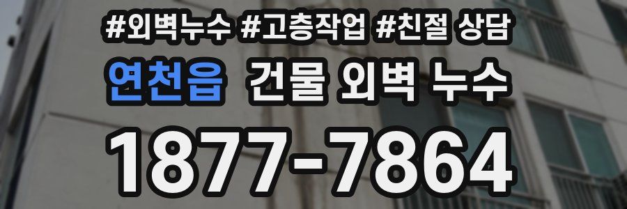 연천읍 건물 외벽 누수
