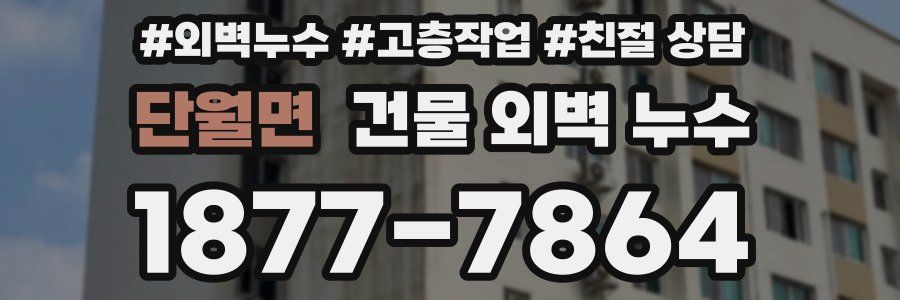 단월면 건물 외벽 누수
