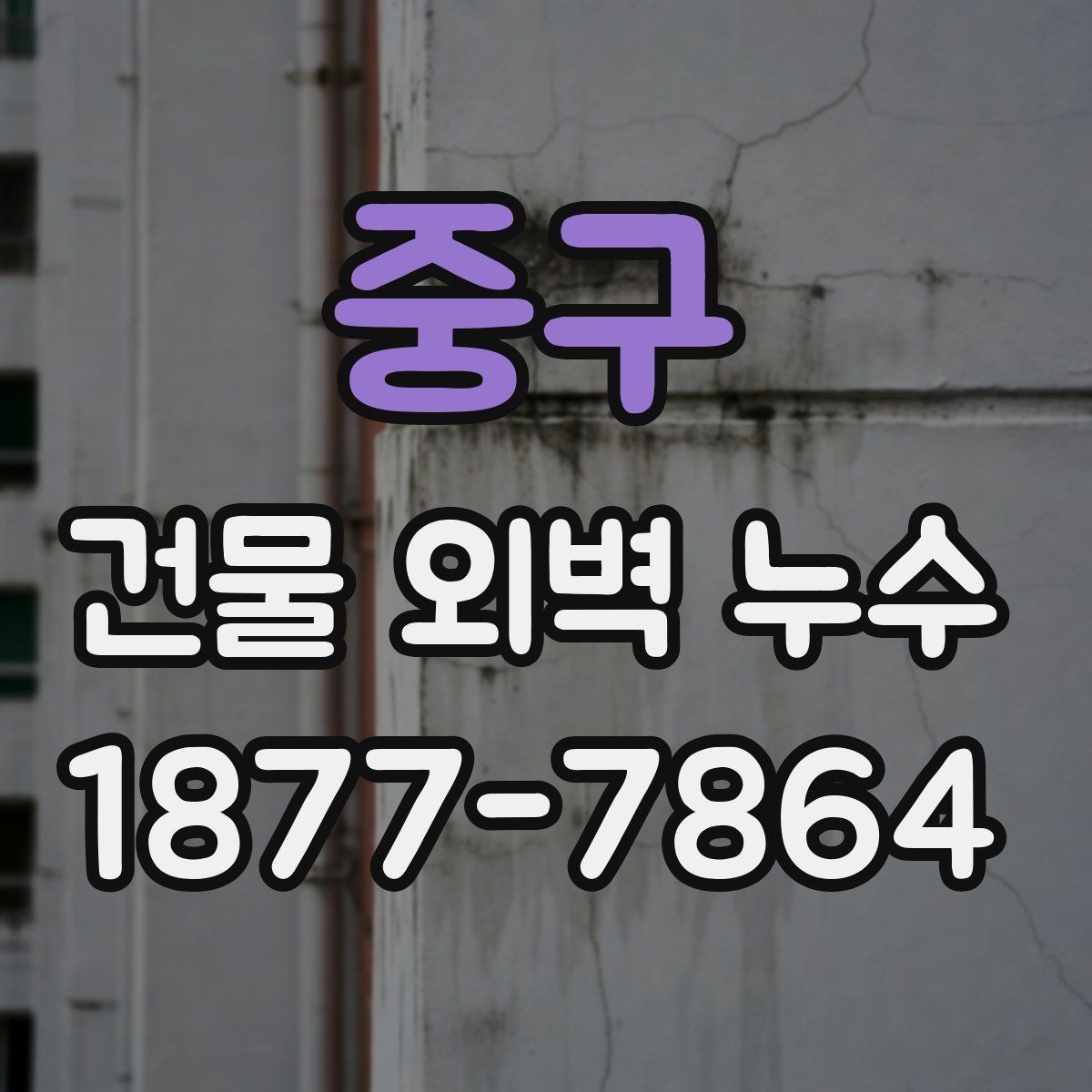 중구 건물 외벽 누수 수리 전 알아야 할 절차