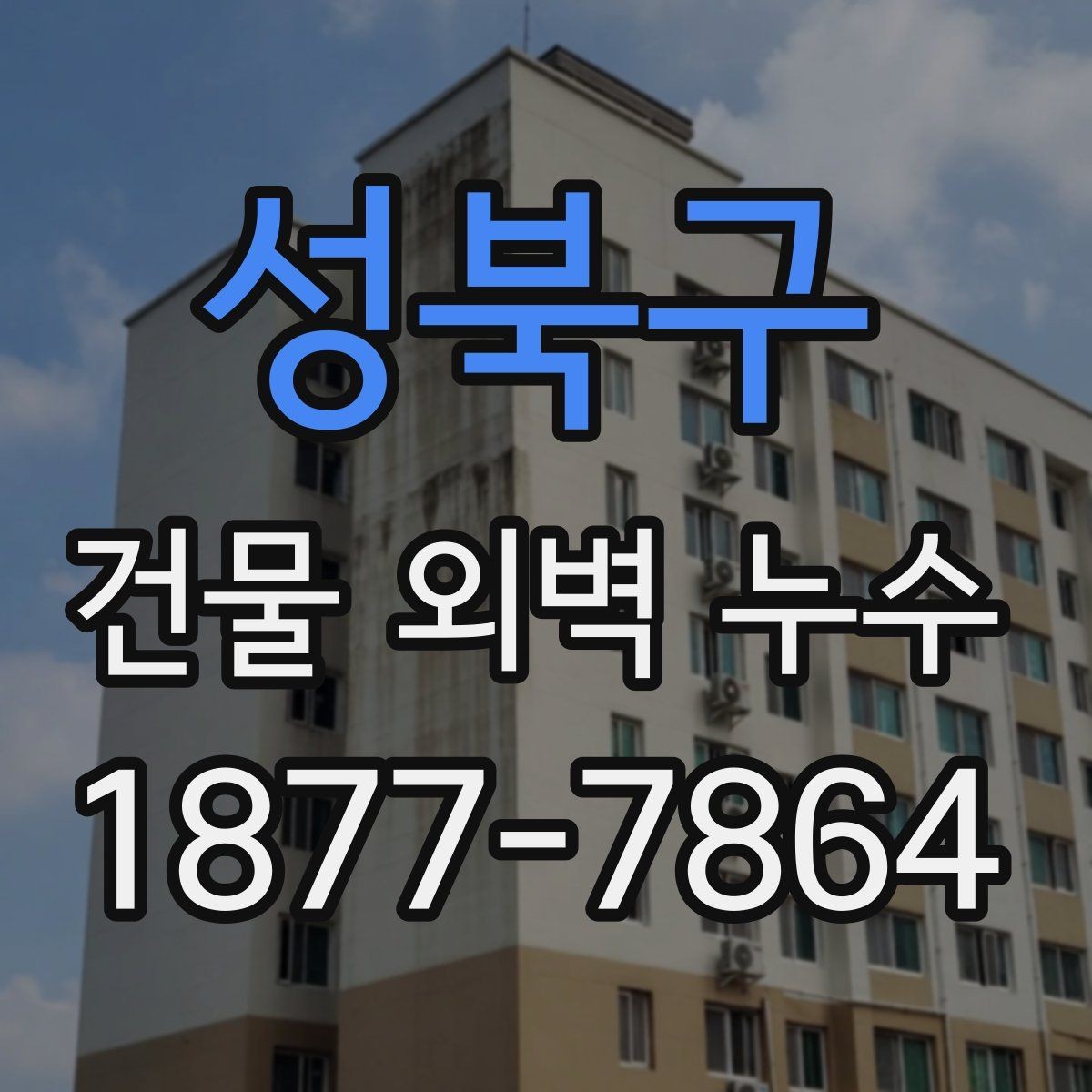 성북구 건물 외벽 누수 보수 업체 선택 시 비교할 점