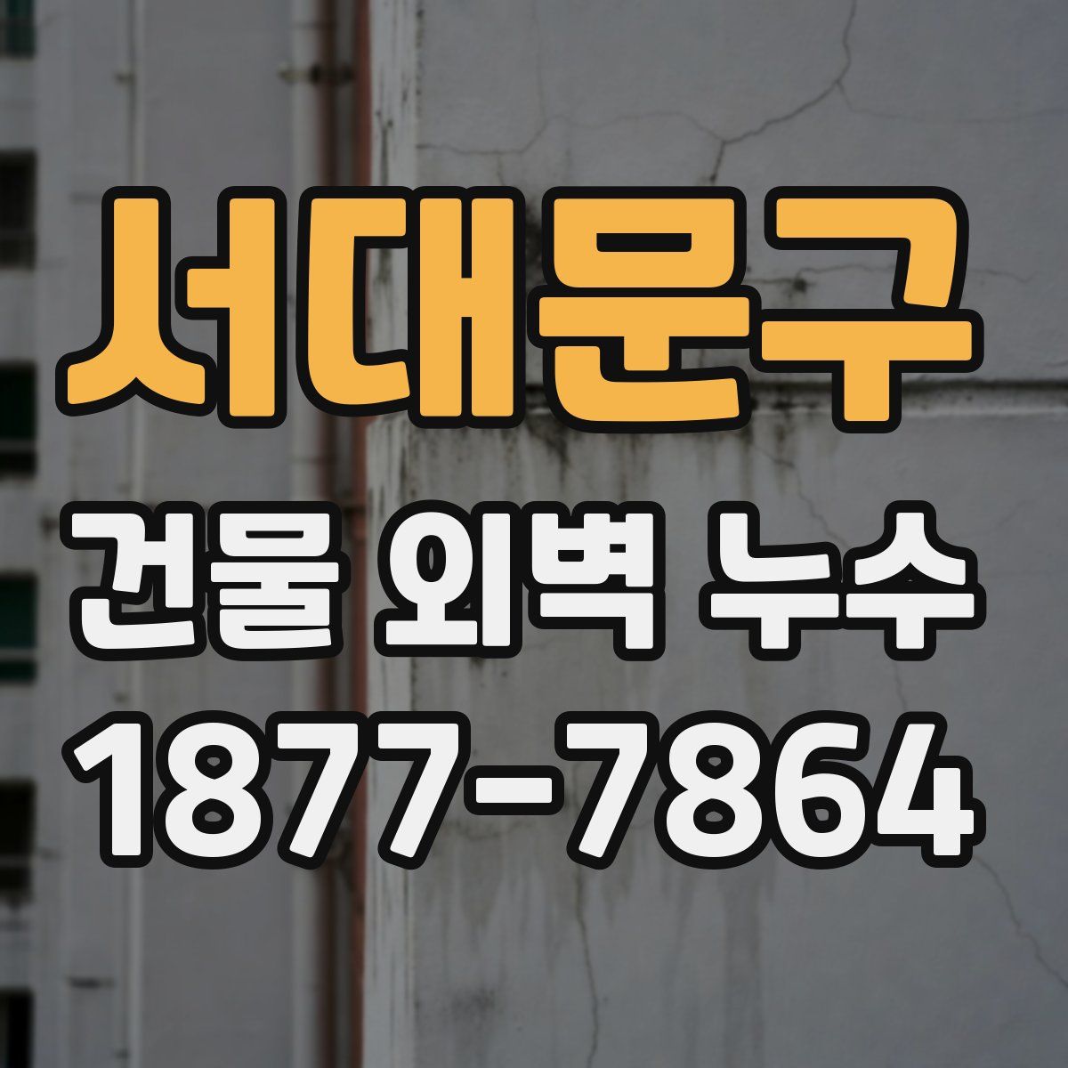 서대문구 건물 외벽 누수