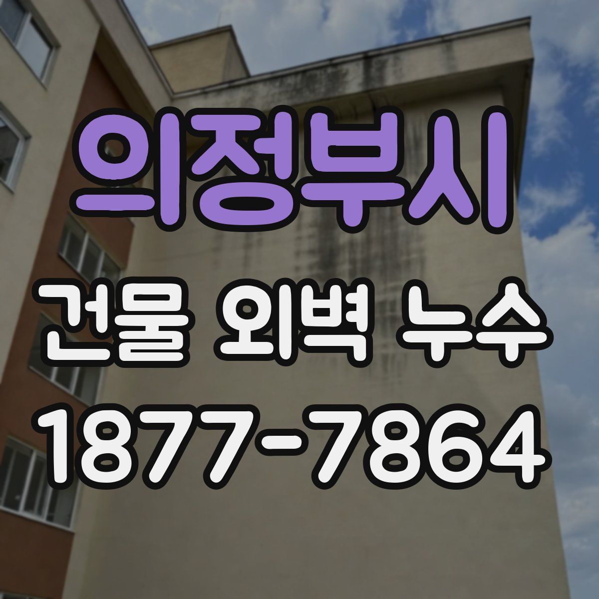 의정부시 건물 외벽 누수