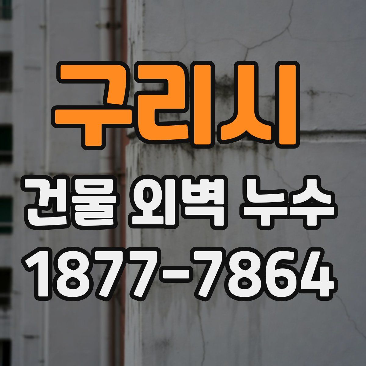 구리시 건물 외벽 누수