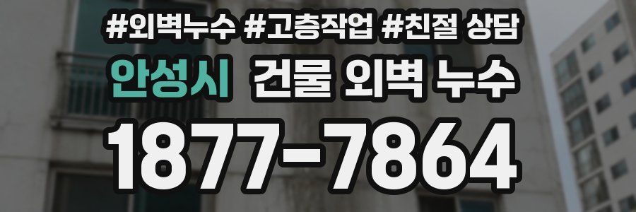 안성시 건물 외벽 누수