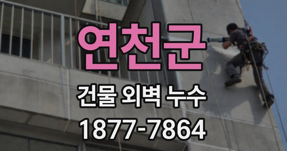 연천군 건물 외벽 누수