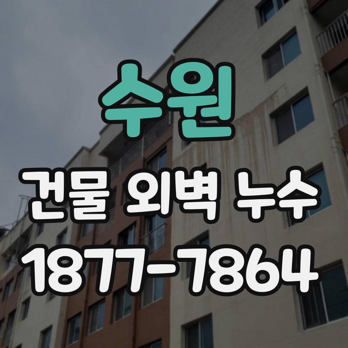 수원 건물 외벽 누수
