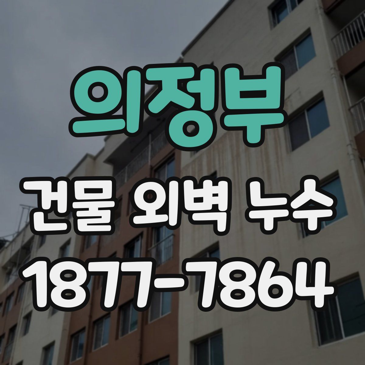 의정부 건물 외벽 누수