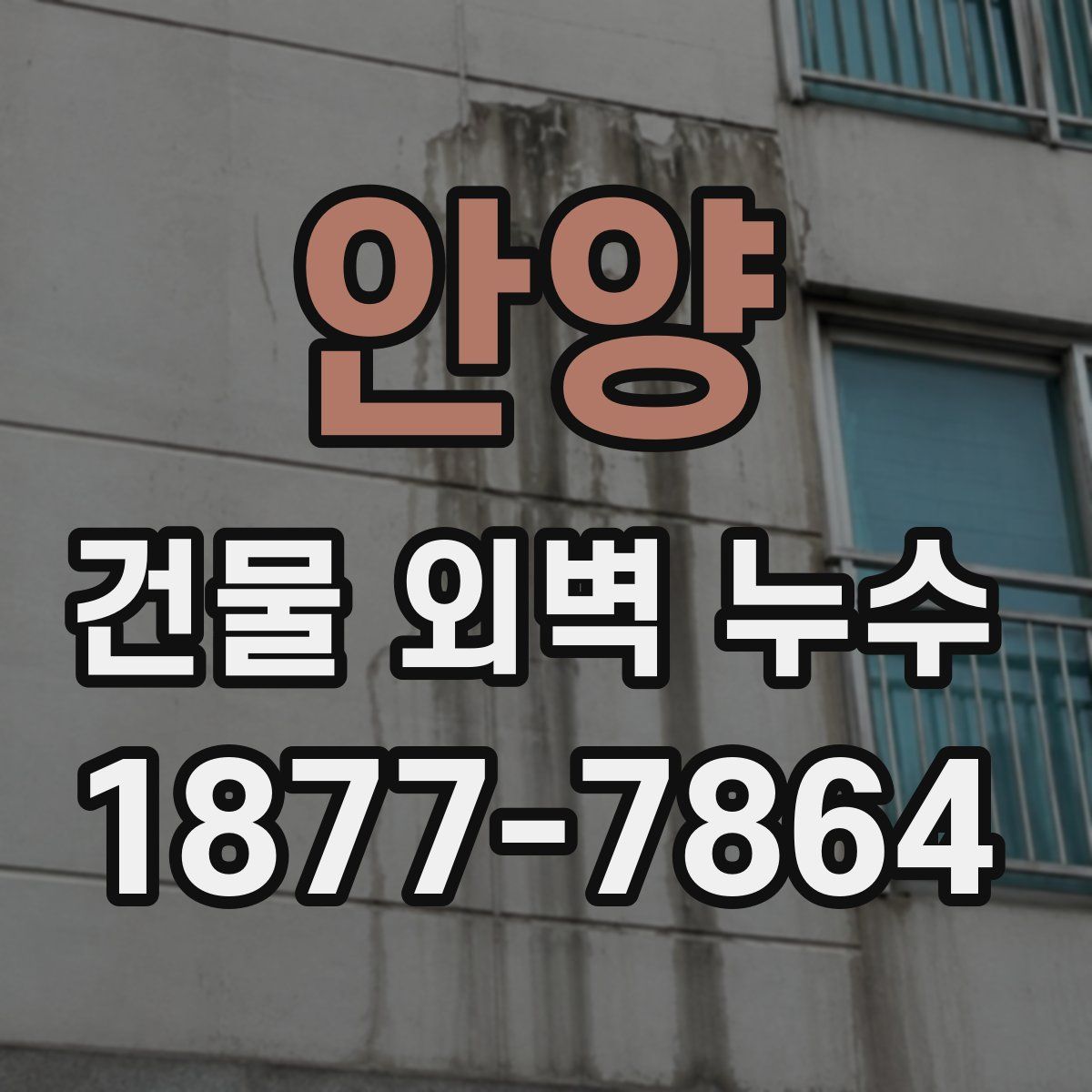안양 건물 외벽 누수
