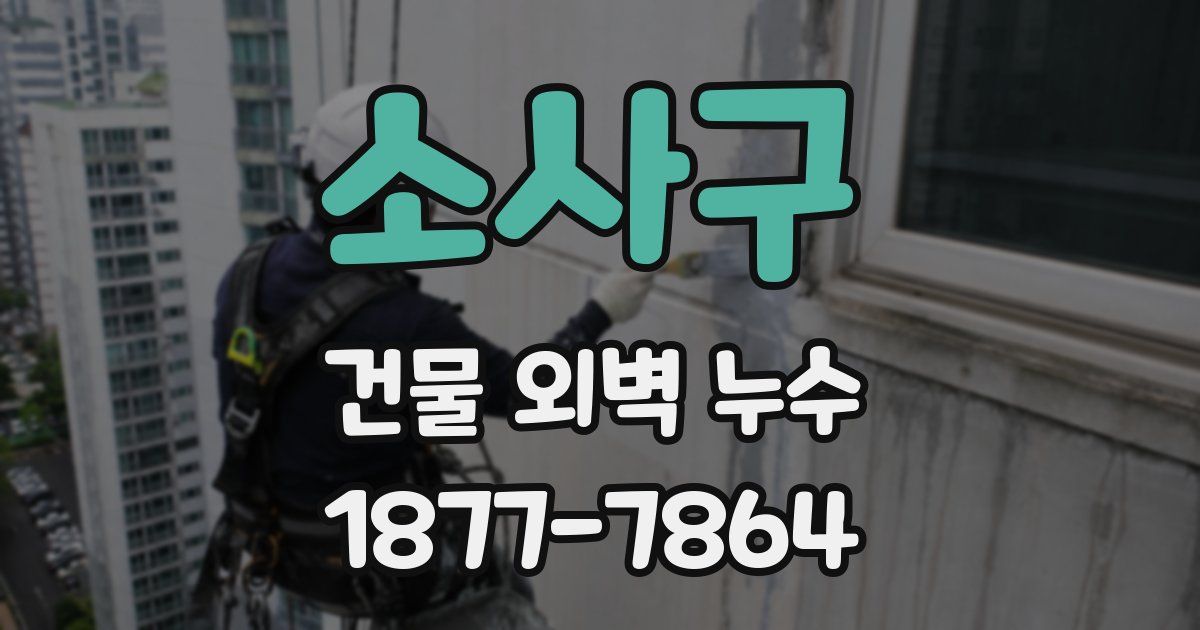 소사구 건물 외벽 누수