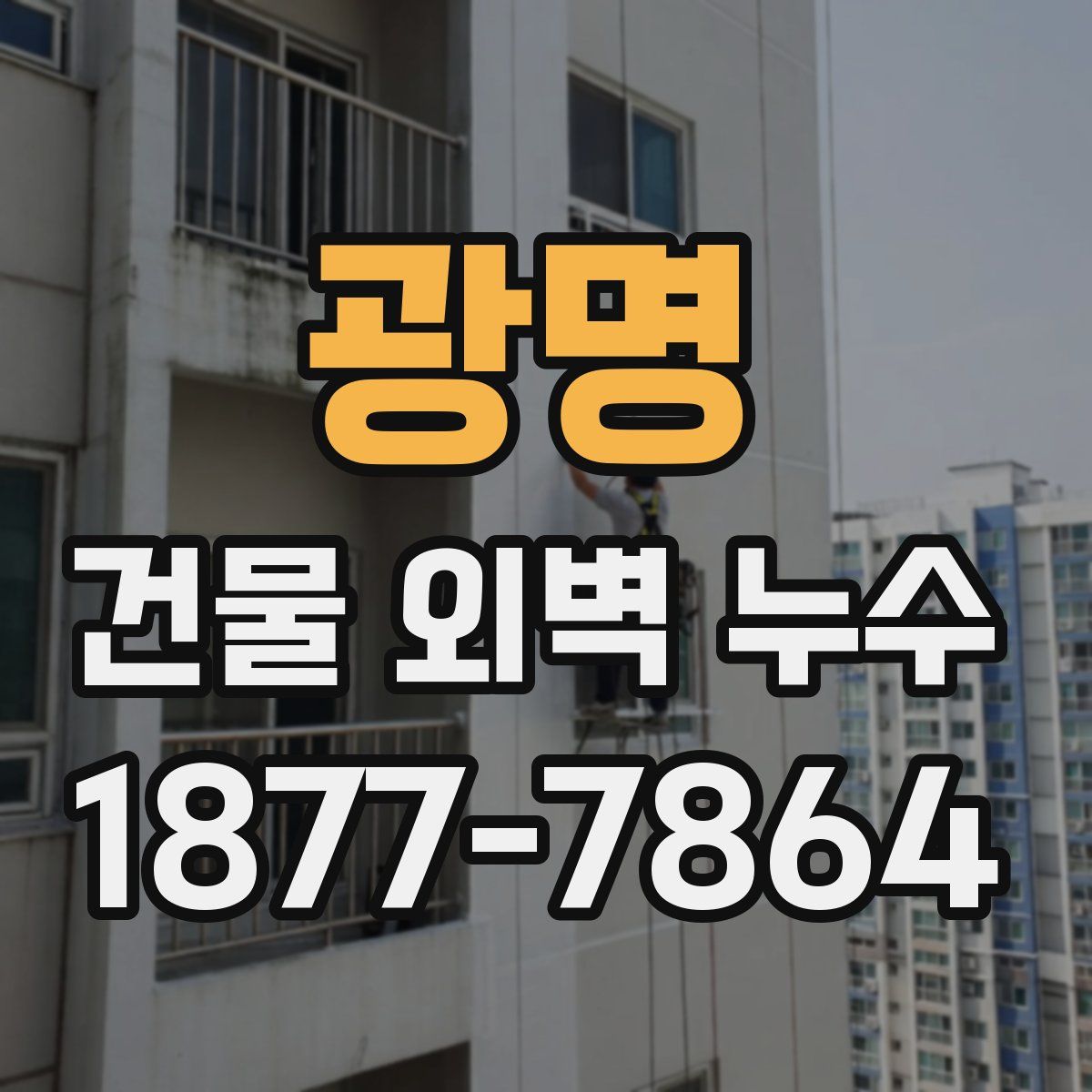 광명 건물 외벽 누수