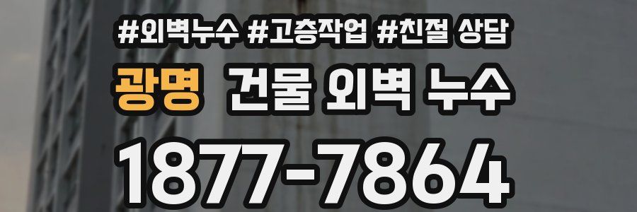 광명 건물 외벽 누수